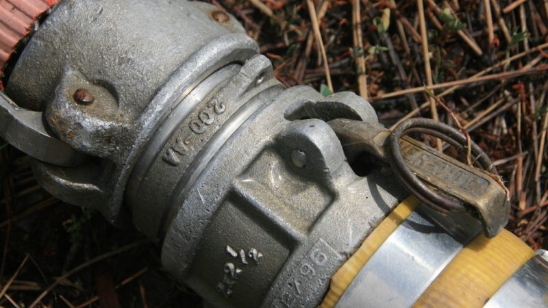 złącze camlock w połączeniu węży
